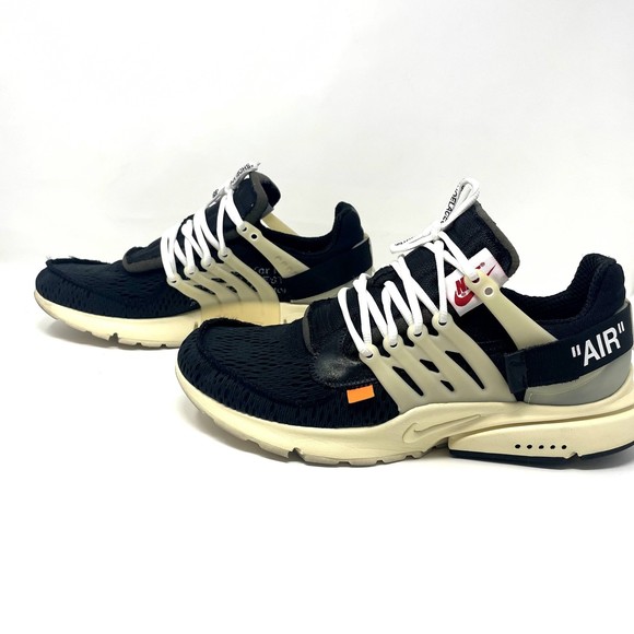 Nike Off-White x Air Presto Black / Black‎ Muslin AA3830-001 Men's Size 11 - Picture 2 of 10
